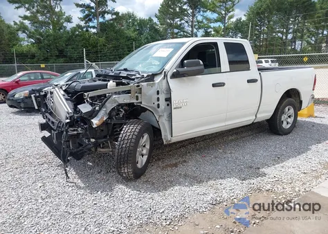 2020 Ram 1500 Classic Tradesman Quad Cab 4X4 6'4 Box from USA, damaged, VIN 1C6RR7FG4LS129921